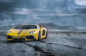 Lamborghini Aventador LP700-4 on ADV.1 Wheels (ADV005MV2SL) 2015 года
